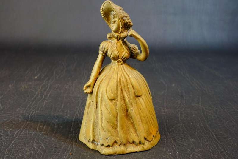 Vintage Brass Bell Antique Victorian Style Decor **Good Condition**