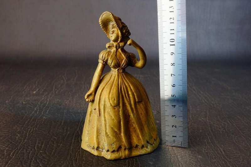 Vintage Brass Bell Antique Victorian Style Decor **Good Condition**