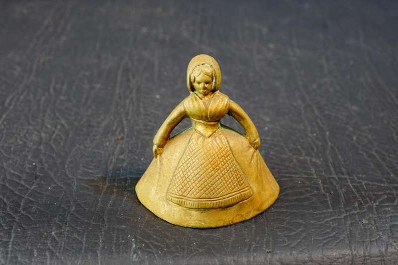 Vintage Brass Bell Antique Victorian Style Decor **Good Condition**