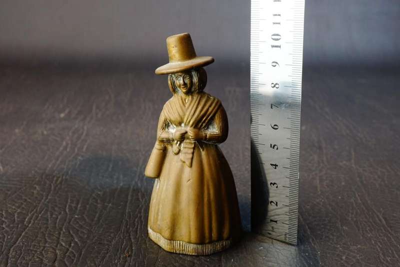 Vintage Brass Bell Antique Victorian Style Decor **Good Condition**