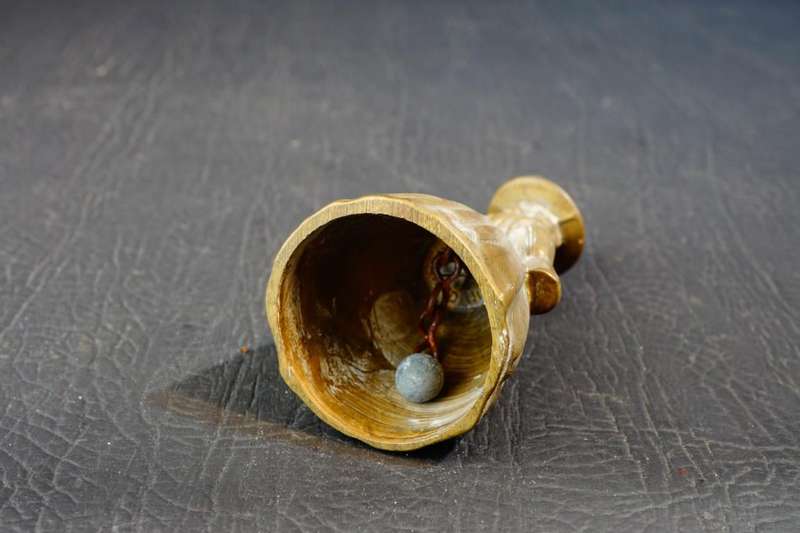 Vintage Brass Bell Antique Victorian Style Decor **Good Condition**