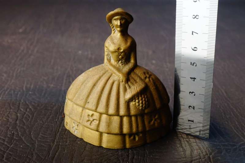 Vintage Brass Bell Antique Victorian Style Decor **Good Condition**
