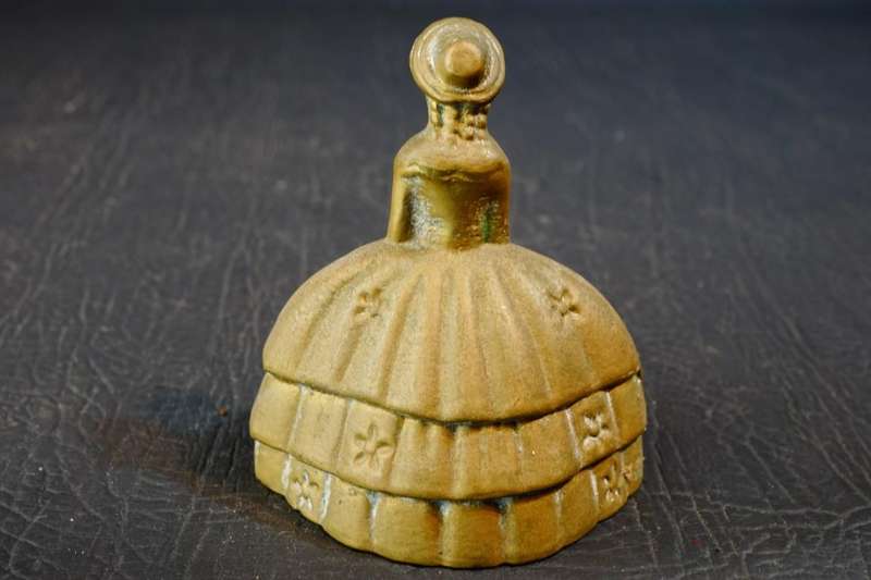Vintage Brass Bell Antique Victorian Style Decor **Good Condition**