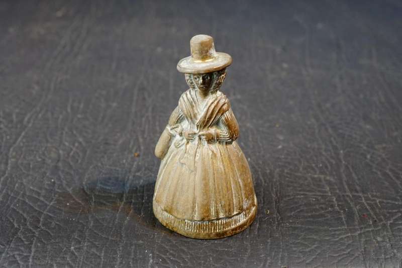 Vintage Brass Bell Antique Victorian Style Decor **Good Condition**
