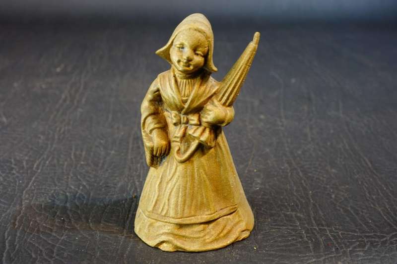 Vintage Brass Bell Antique Victorian Style Decor **Good Condition**
