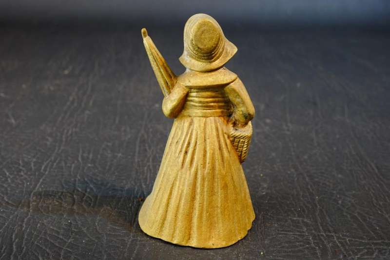 Vintage Brass Bell Antique Victorian Style Decor **Good Condition**