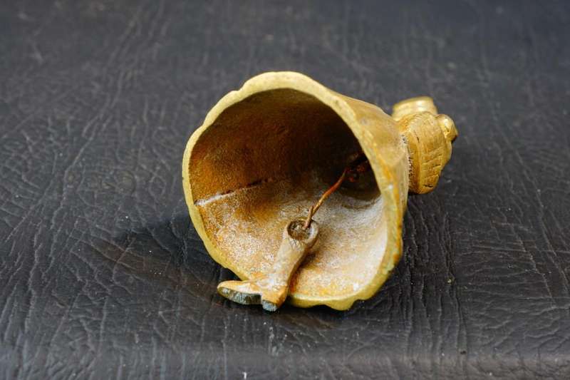 Vintage Brass Bell Antique Victorian Style Decor **Good Condition**