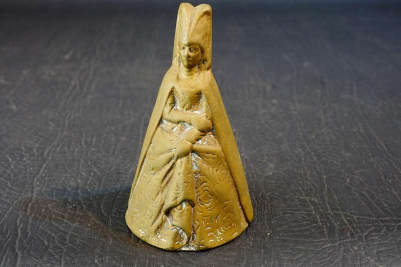 Vintage Brass Bell Antique Victorian Style Decor **Good Condition**