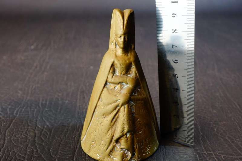 Vintage Brass Bell Antique Victorian Style Decor **Good Condition**