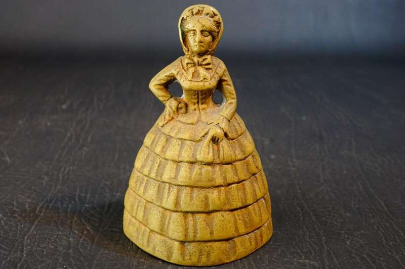 Vintage Brass Bell Antique Victorian Style Decor **Good Condition**