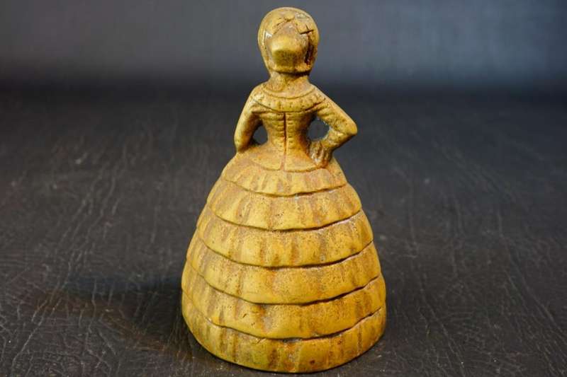 Vintage Brass Bell Antique Victorian Style Decor **Good Condition**
