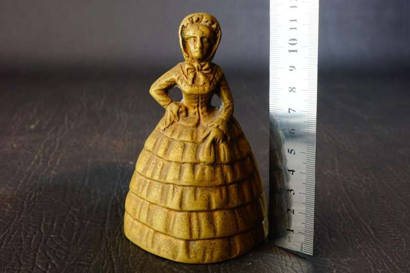 Vintage Brass Bell Antique Victorian Style Decor **Good Condition**