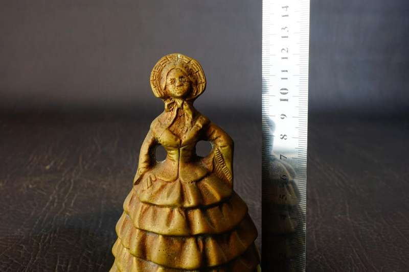 Vintage Brass Bell Antique Victorian Style Decor **Good Condition**