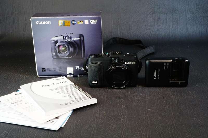 Canon Powershot G16 12.1MP CCD Sensor Compact Digital Camera with Original Box **Good Condition**
