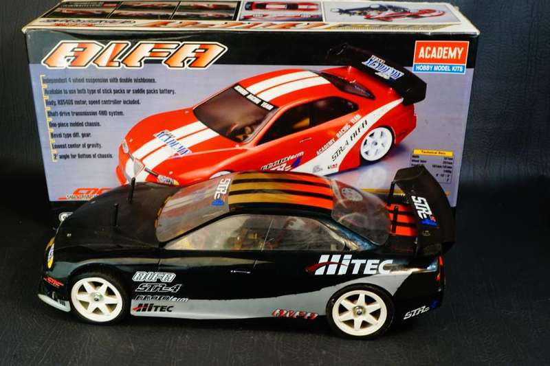 Original Academy STR-4 Alfa 4WD 1/10 RC Racing Car **Great Condition**