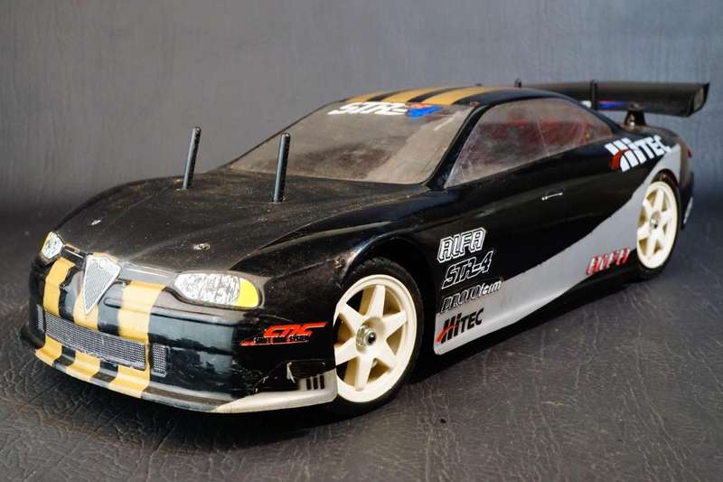 Original Academy STR-4 Alfa 4WD 1/10 RC Racing Car **Great Condition**