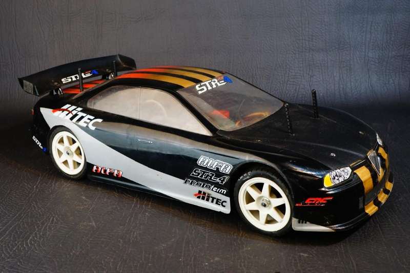 Original Academy STR-4 Alfa 4WD 1/10 RC Racing Car **Great Condition**