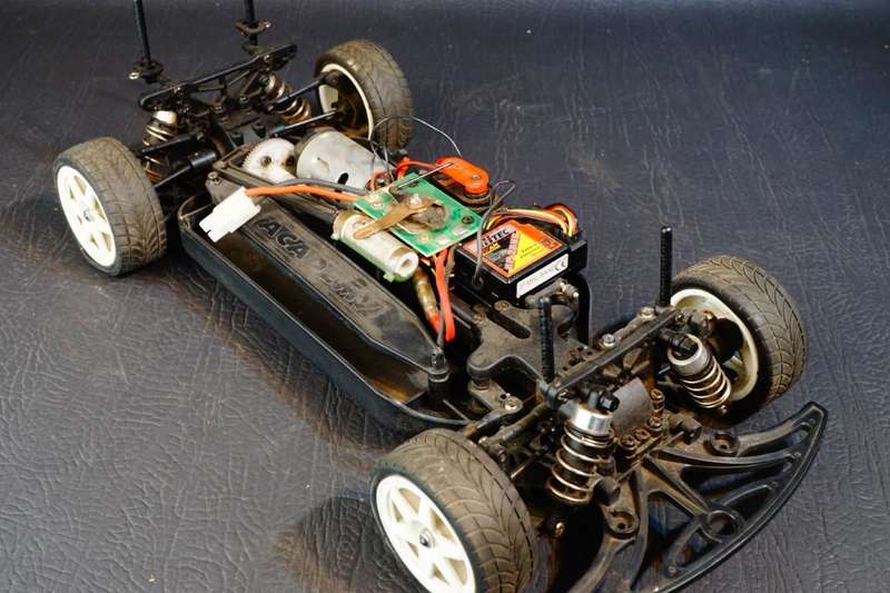 Original Academy STR-4 Alfa 4WD 1/10 RC Racing Car **Great Condition**