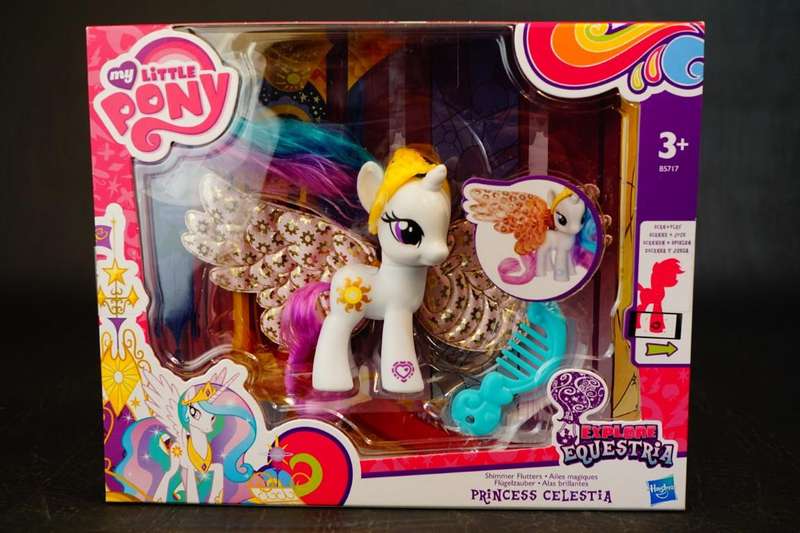 My Little Pony Explore Equestria Shimmer Flutters Princess Celestia Hasbro 2015 *New Old Shop Stock*