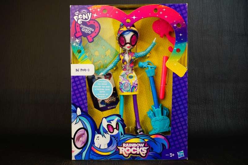 My Little Pony Equestria Girls Rainbow Rocks DJ PON-3 Doll Hasbro 2014 **New Old Shop Stock**