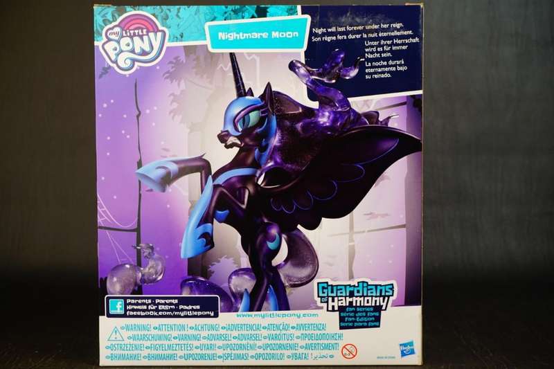 My Little Pony Guardians of Harmony Nightmare Moon Fan Series Hasbro 2015 *New Old Shop Stock*