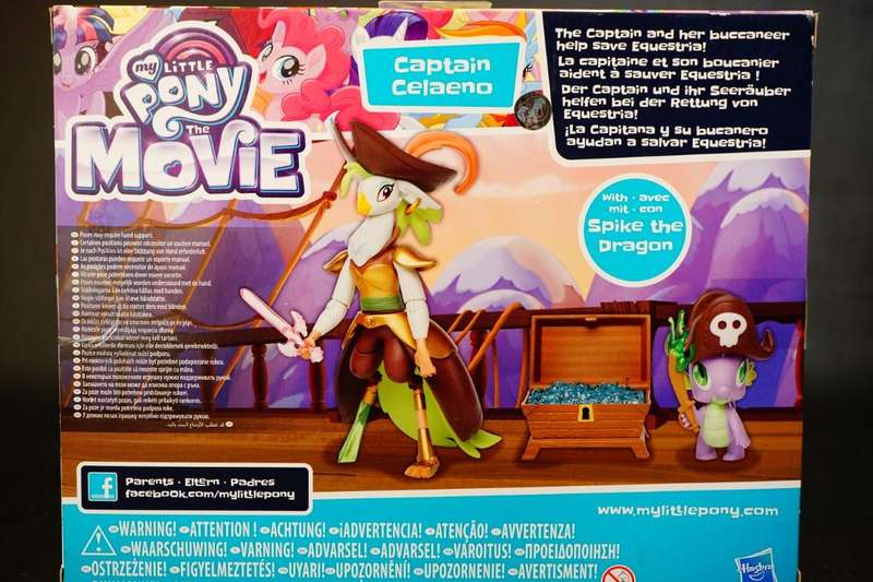My Little Pony The Movie Captain Celaeno & Spike Hasbro 2016 *New Old Shop Stock*