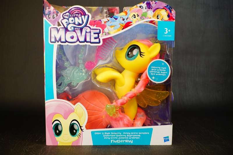 My Little Pony The Movie Fluttershy Glitter & Style Seapony Hasbro 2017 *New Old Shop Stock*