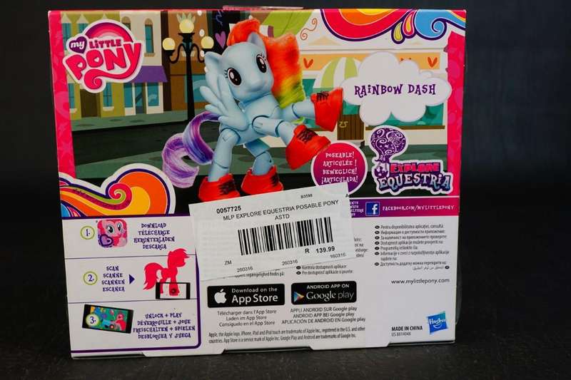 My Little Pony Explore Equestria Rainbow Dash Sightseeing Hasbro 2015  *New Old Shop Stock*