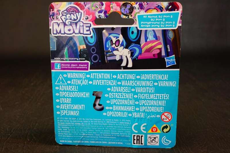 My Little Pony The Movie All About DJ Pon-3 Mini Figure Hasbro 2016  *New Old Shop Stock*