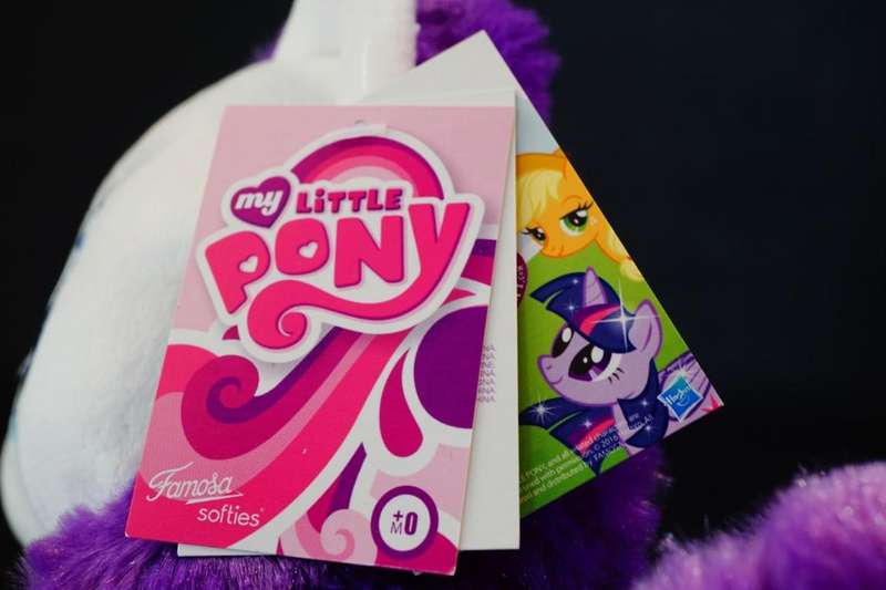 My Little Pony Famosa 12Inch Plush Rarity Hasbro 2016 *New Old Shop Stock*