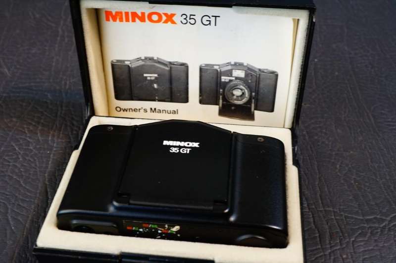 Minox 35 GT Film Camera with Minotar 35mm f2.8 Lens and Original Display Case **Great Condition**