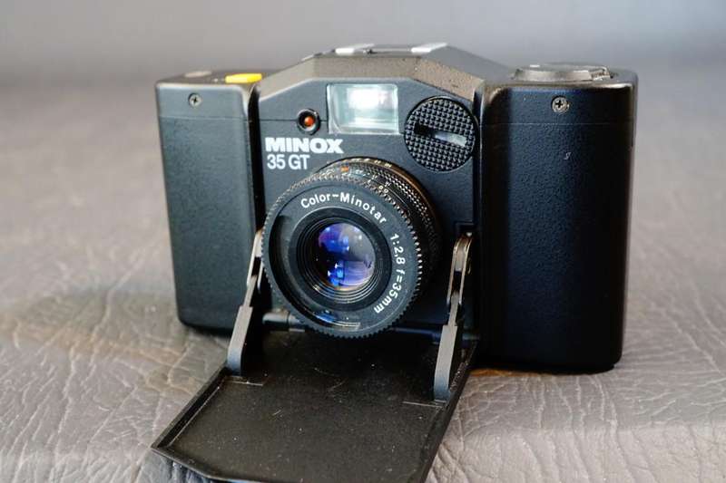 Minox 35 GT Film Camera with Minotar 35mm f2.8 Lens and Original Display Case **Great Condition**
