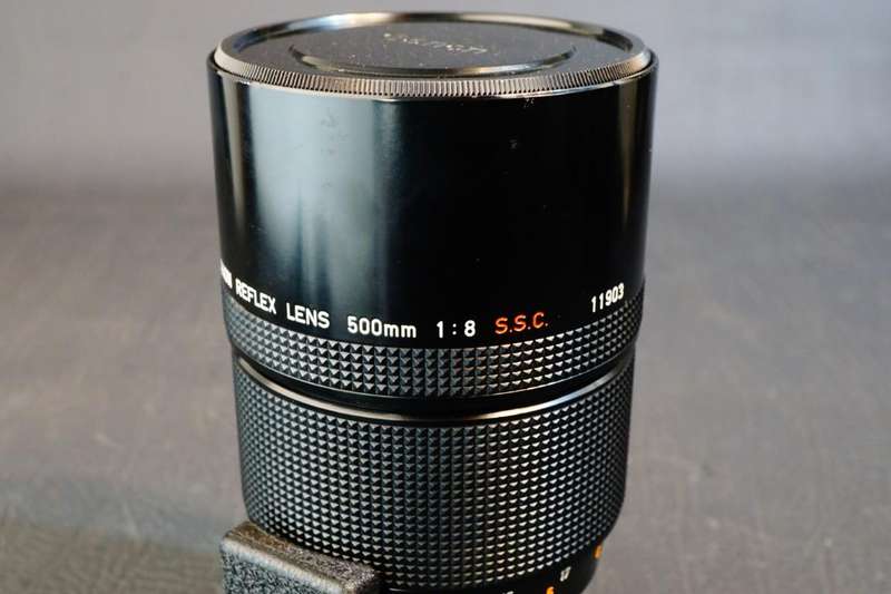Canon New FD NFD 500mm f8 Reflex Mirror Catadioptric Lens in Canon FD Mount **Excellent Condition**