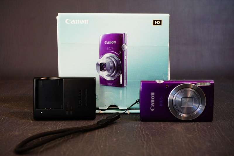 Purple Canon Ixus 145 / ELPH 135 16.0MP Digital Compact Camera with Box **Great Condition**