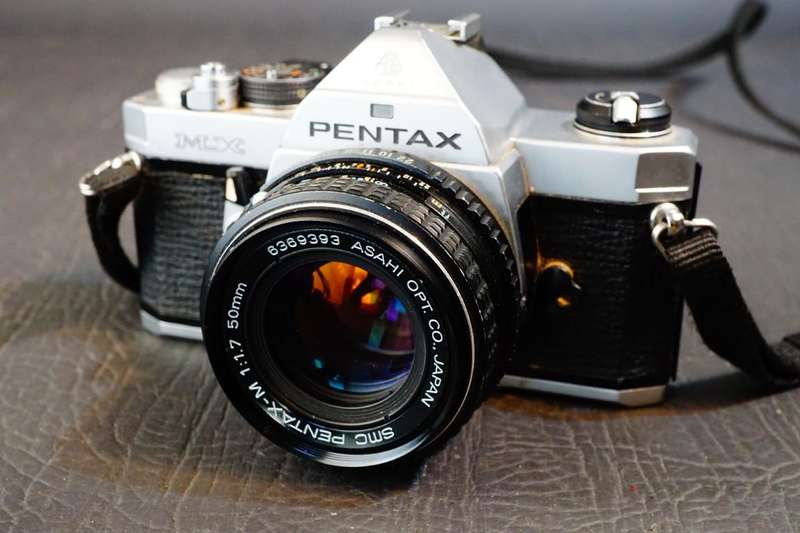 Pentax MX 35mm SLR Film Camera with Pentax 50mm F1.7 Lens  **Great Condition**