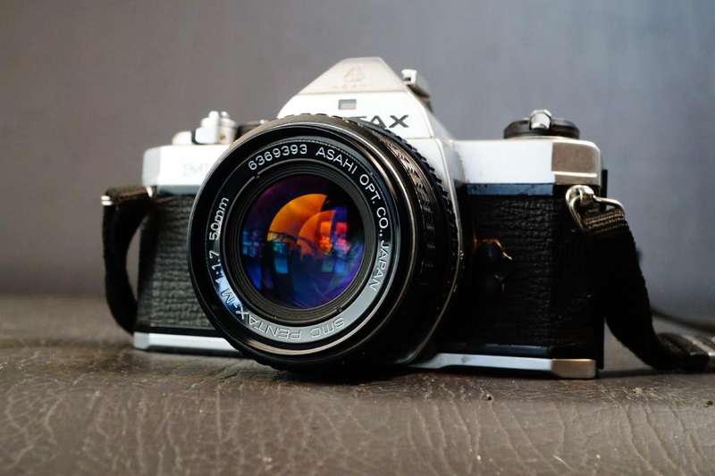 Pentax MX 35mm SLR Film Camera with Pentax 50mm F1.7 Lens  **Great Condition**