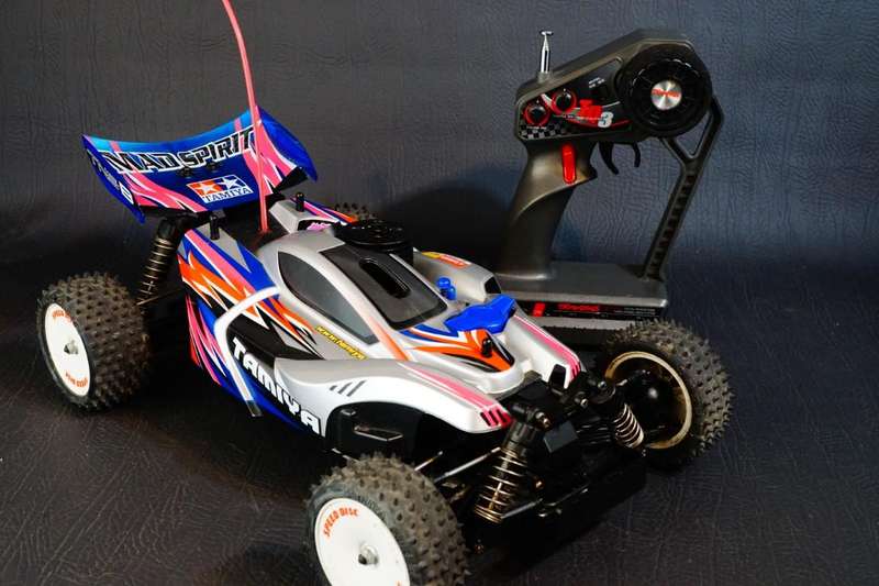 Tamiya Mad Spirit (43529) 1/10 4WD Nitro RC Racing Buggy **Great Condition**