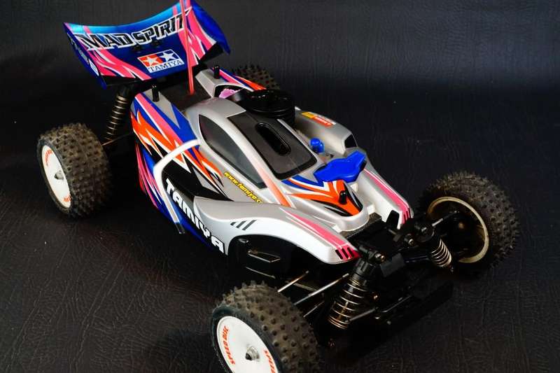 Tamiya Mad Spirit (43529) 1/10 4WD Nitro RC Racing Buggy **Great Condition**