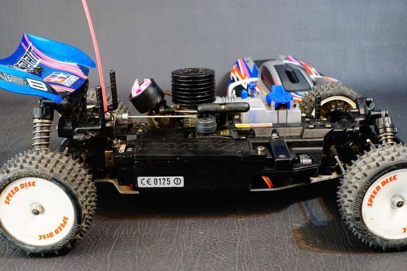 Tamiya Mad Spirit (43529) 1/10 4WD Nitro RC Racing Buggy **Great Condition**
