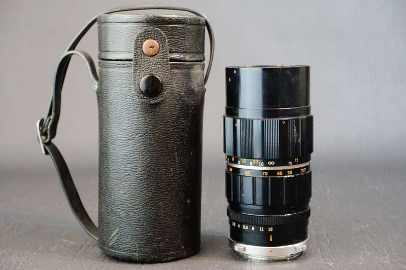 Olympus Zuiko Auto Zoom 50-90mm f3.5 MF Lens Pen F FT FV and Case  **Good Condition**