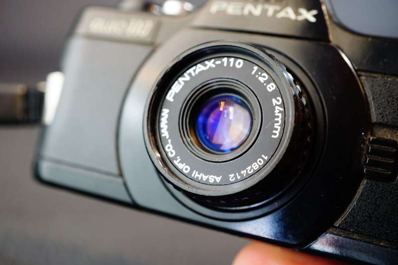 Pentax Auto 110 Auto 110 SLR Film Camera 3 Lens Kit with Box **Great Condition**