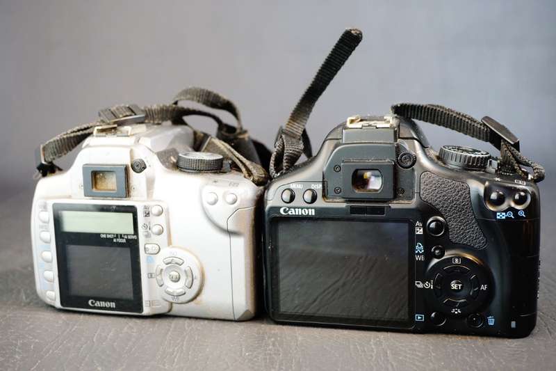 Canon EOS 450D and 350D Digital SLR Camera Bodies  **NON FUNCTIONAL SPARES OR REPAIR**
