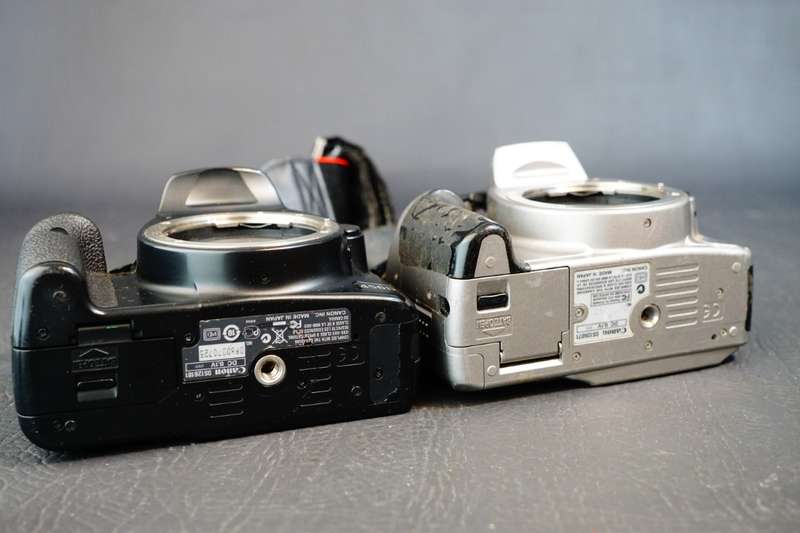 Canon EOS 450D and 350D Digital SLR Camera Bodies  **NON FUNCTIONAL SPARES OR REPAIR**