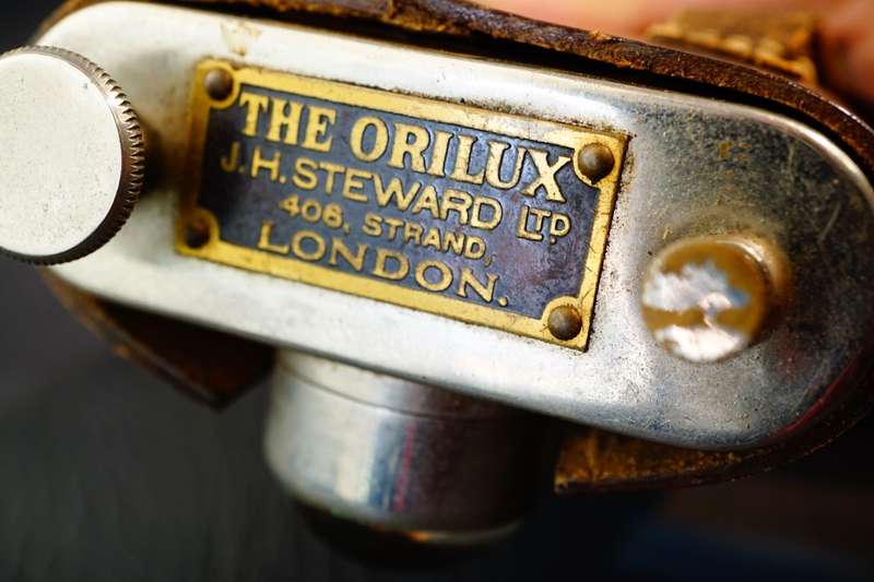 WW1 BRITISH OFFICERS ORILUX TRENCH LAMP **OK Condition**