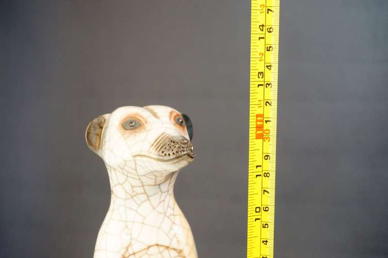 Porcupine Ceramic Meerkat Pair