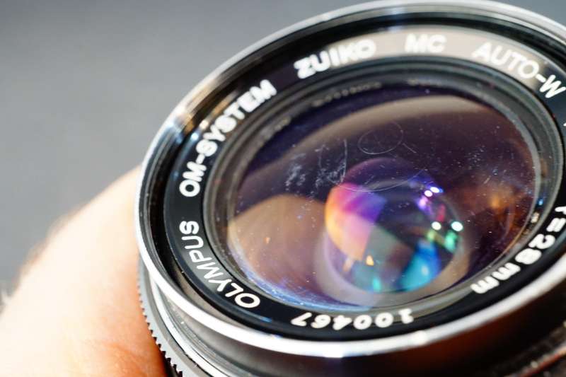 Olympus Zuiko MC Auto W 28mm F2 Lens for Olympus OM Mount