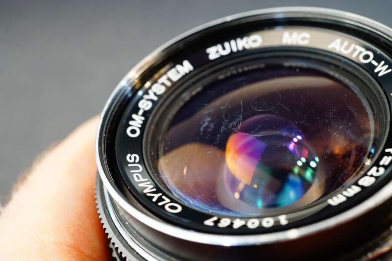 Olympus Zuiko MC Auto W 28mm F2 Lens for Olympus OM Mount