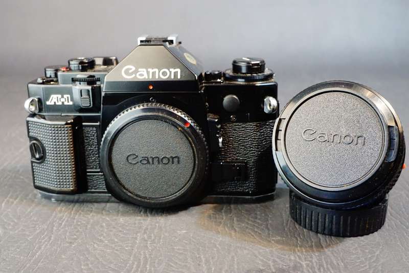 **Boxed Near Mint** Canon A1 35mm SLR with Canon 50mm F1.8 Lens  **Excellent Condition**