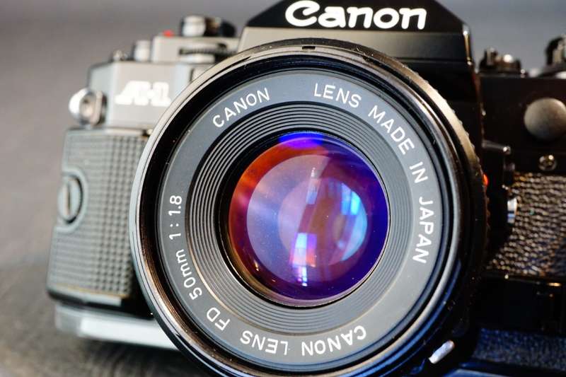 **Boxed Near Mint** Canon A1 35mm SLR with Canon 50mm F1.8 Lens  **Excellent Condition**