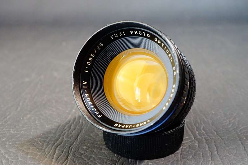 Fujinon TV 25mm f0.85 C-mount Lens Fuji Photo Optical Co. **Great Condition**